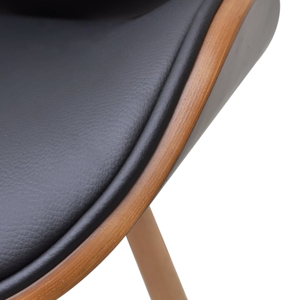 vidaXL Krzesła stołowe, 6 szt., gięte drewno i sztuczna skóra