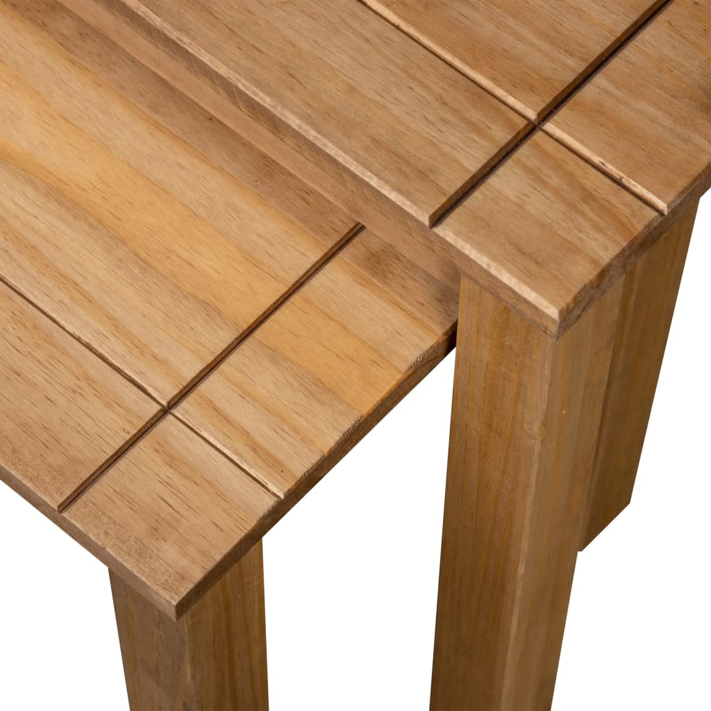 vidaXL 2 stoliki wsuwane pod siebie, drewno sosnowe, seria Panama
