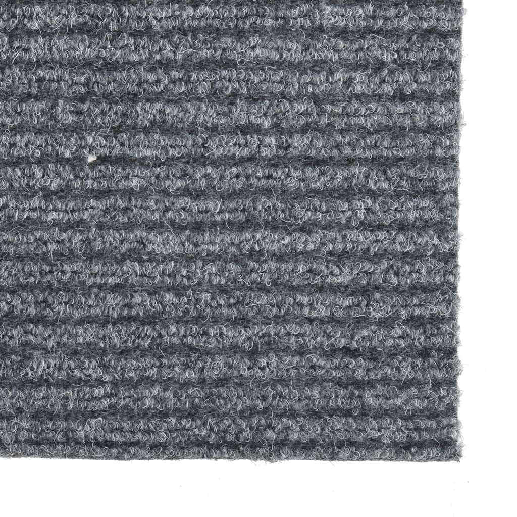 vidaXL Dywanik pochłaniający zabrudzenia, 100x300 cm, szary