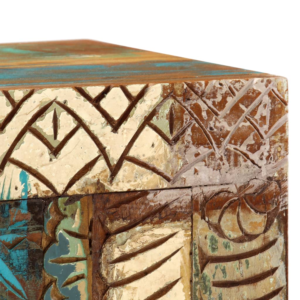 vidaXL Ręcznie rzeźbiona szafka, 60x30x75 cm, lite drewno odzyskane