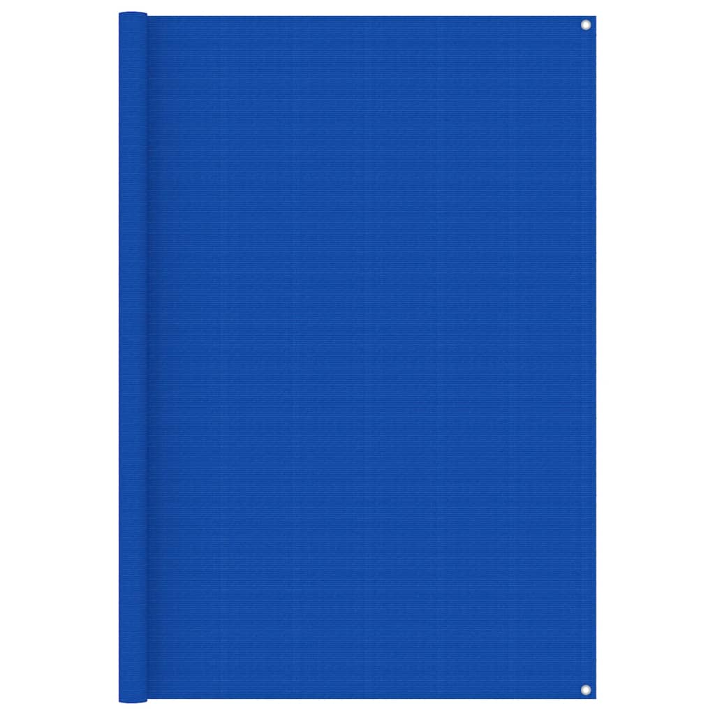 vidaXL Wykładzina do namiotu, 200 x 400 cm, niebieska, HDPE
