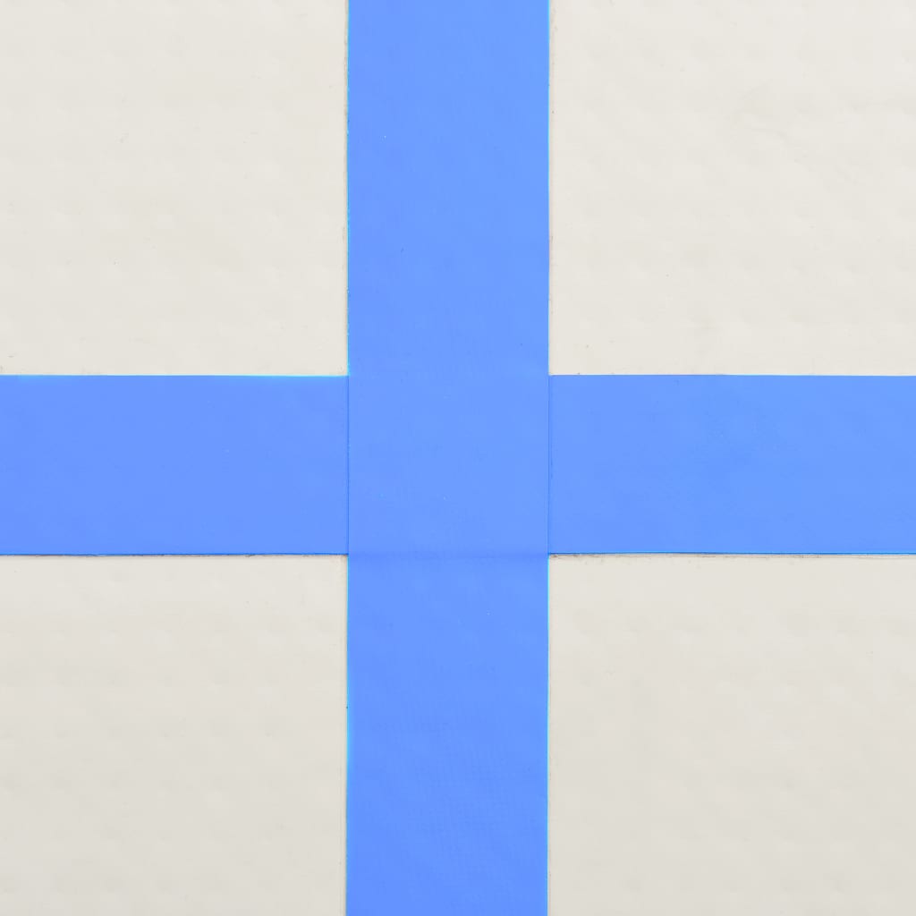 vidaXL Mata gimnastyczna z pompką, 60x100x10 cm, PVC, niebieska