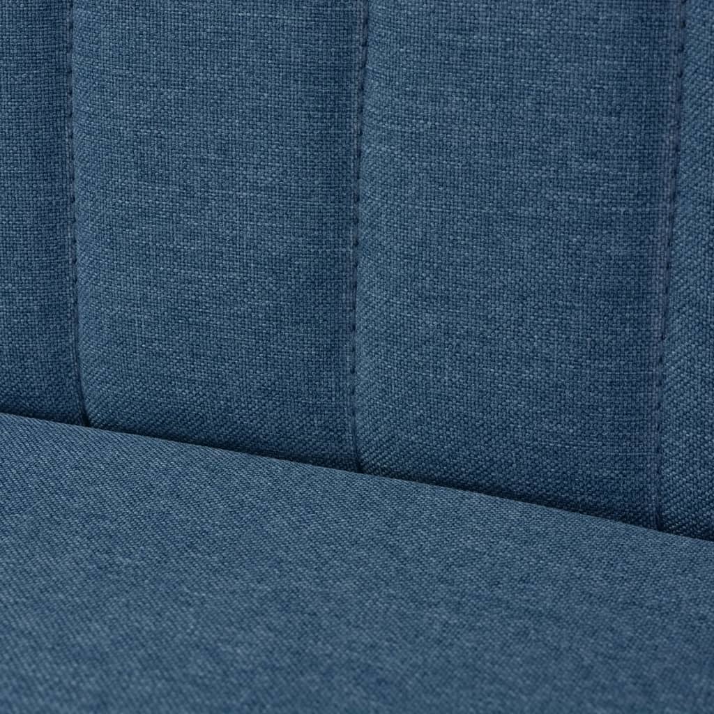 vidaXL Sofa 117x55,5x77 cm, niebieski materiał