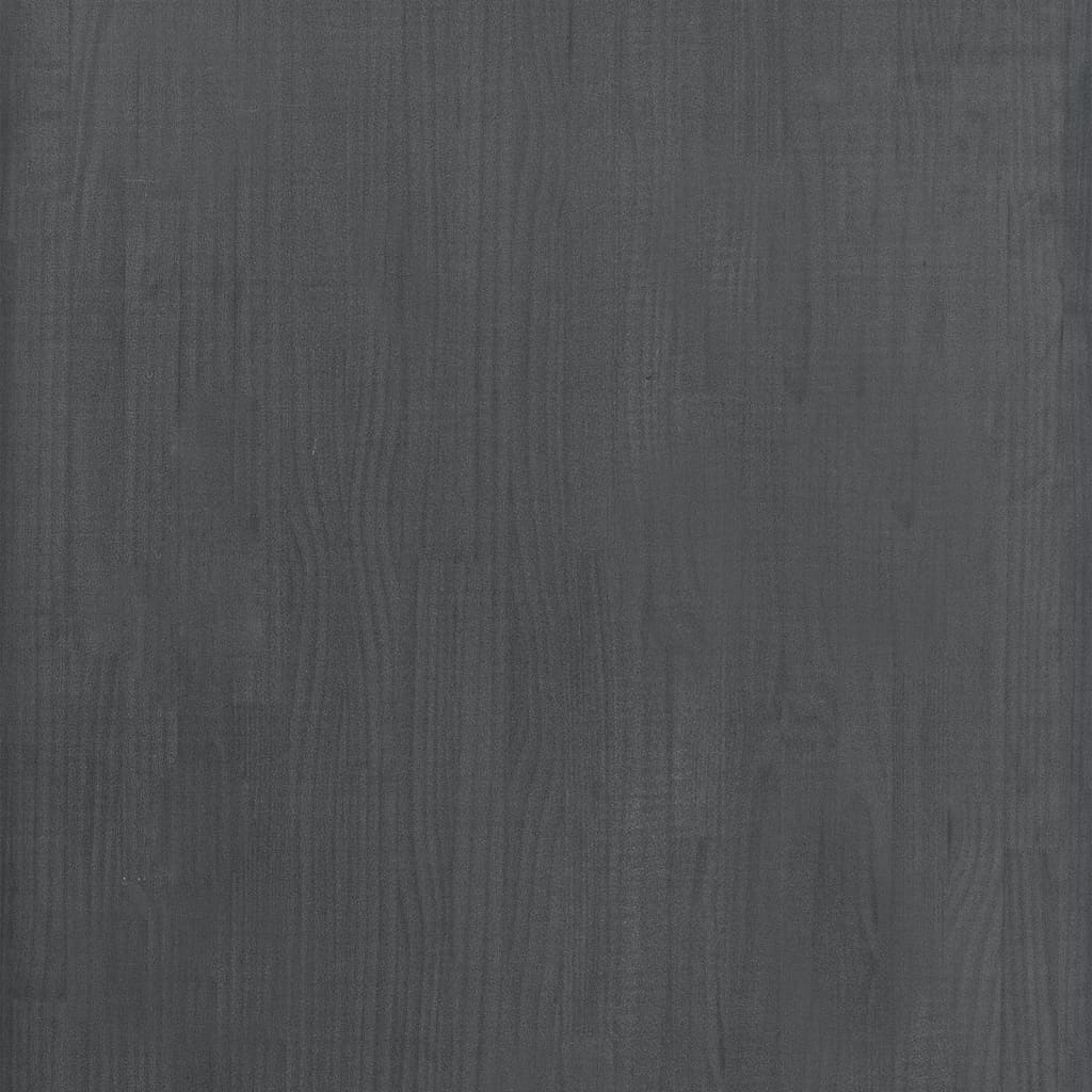 vidaXL Regał, szary, 60x30x105 cm, lite drewno sosnowe