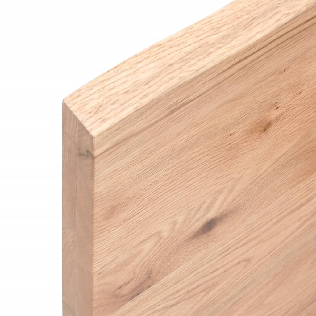 vidaXL Blat, jasnobrązowy 60x50x(2-4)cm drewno z naturalną krawędzią