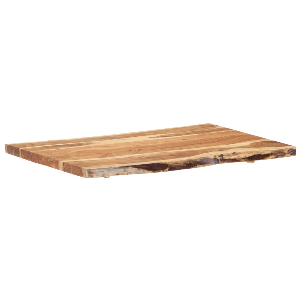 vidaXL Blat, lite drewno akacjowe, 100x(50-60)x3,8 cm