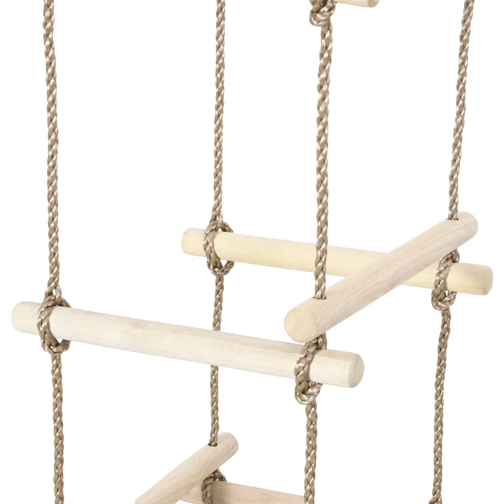 vidaXL Drabinka sznurowa dla dzieci, 200 cm, drewniana