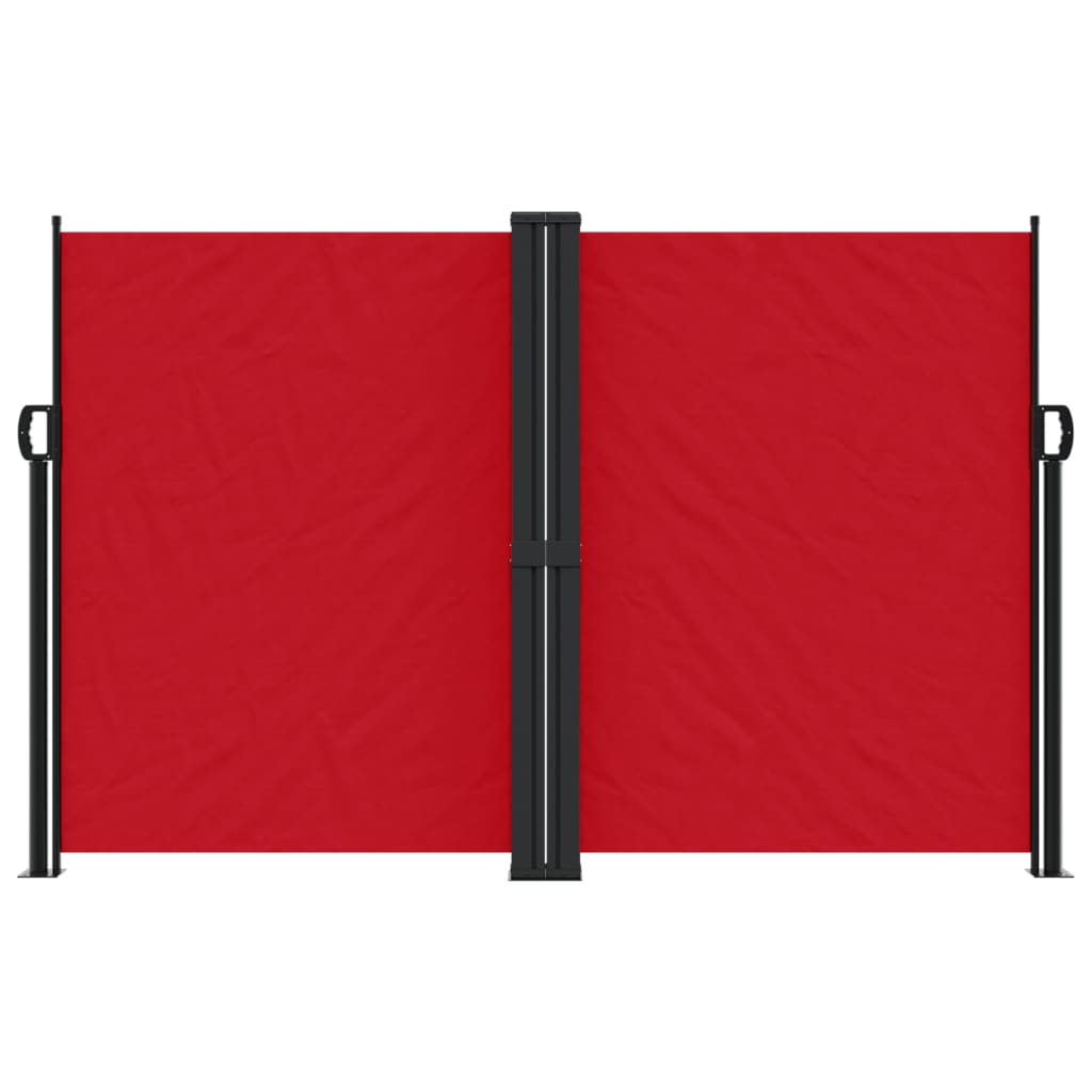 vidaXL Zwijana markiza boczna, czerwona, 160x1200 cm
