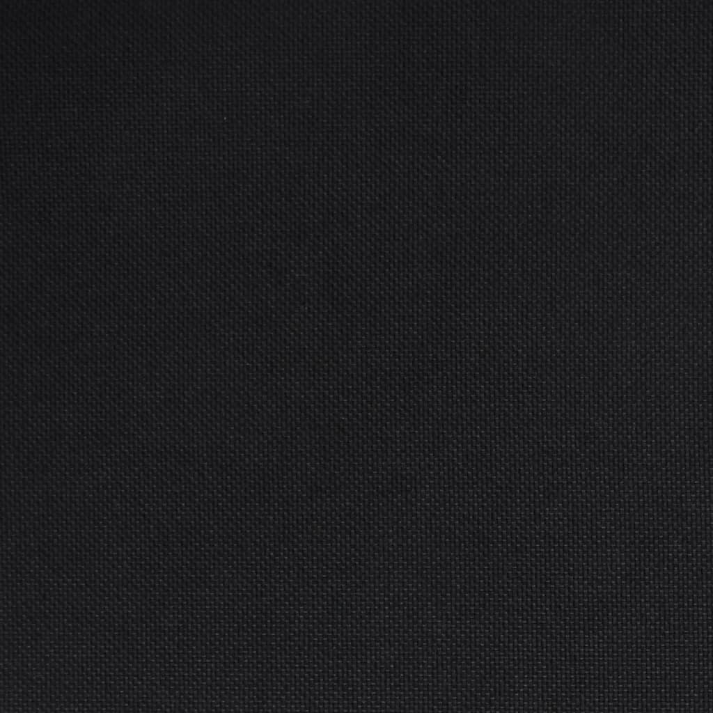 vidaXL Stołek barowy, czarny, tapicerowany tkaniną