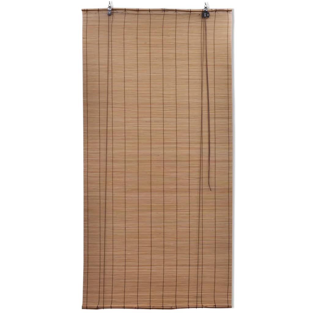 vidaXL Rolety bambusowe, 100 x 160 cm, brązowe