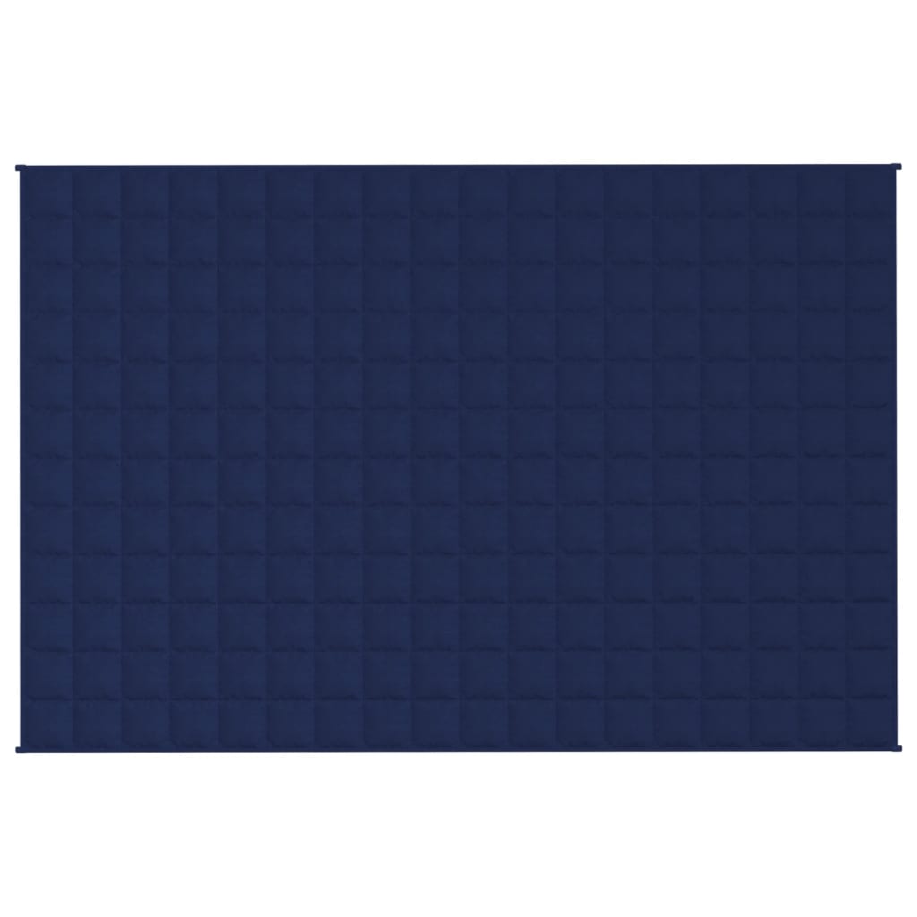 vidaXL Koc obciążeniowy, niebieski, 120x180 cm, 9 kg, tkanina