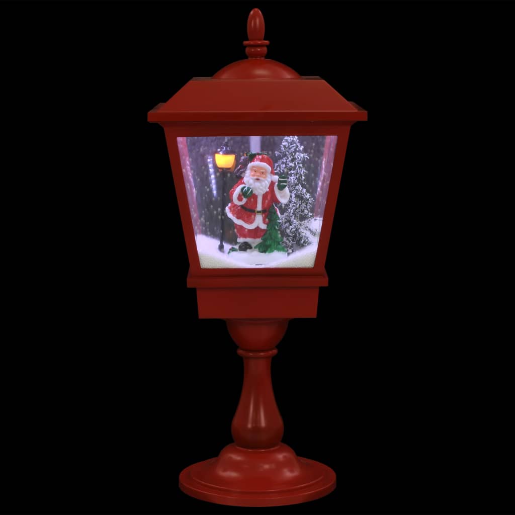 vidaXL Świąteczna latarenka stojąca z Mikołajem, 64 cm, LED