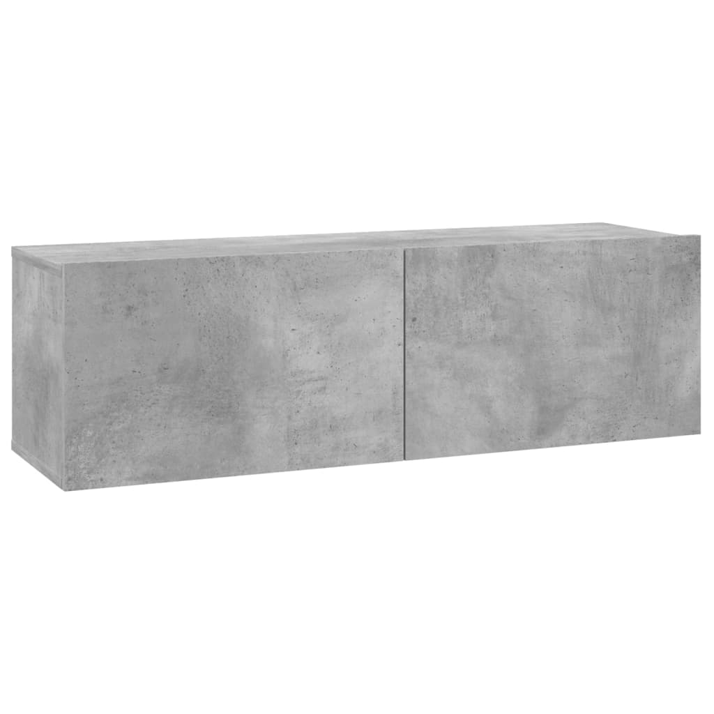vidaXL Szafka pod TV, szarość betonu, 100x30x30 cm