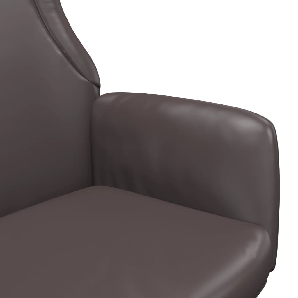 vidaXL Fotel wypoczynkowy, brązowy, sztuczna skóra