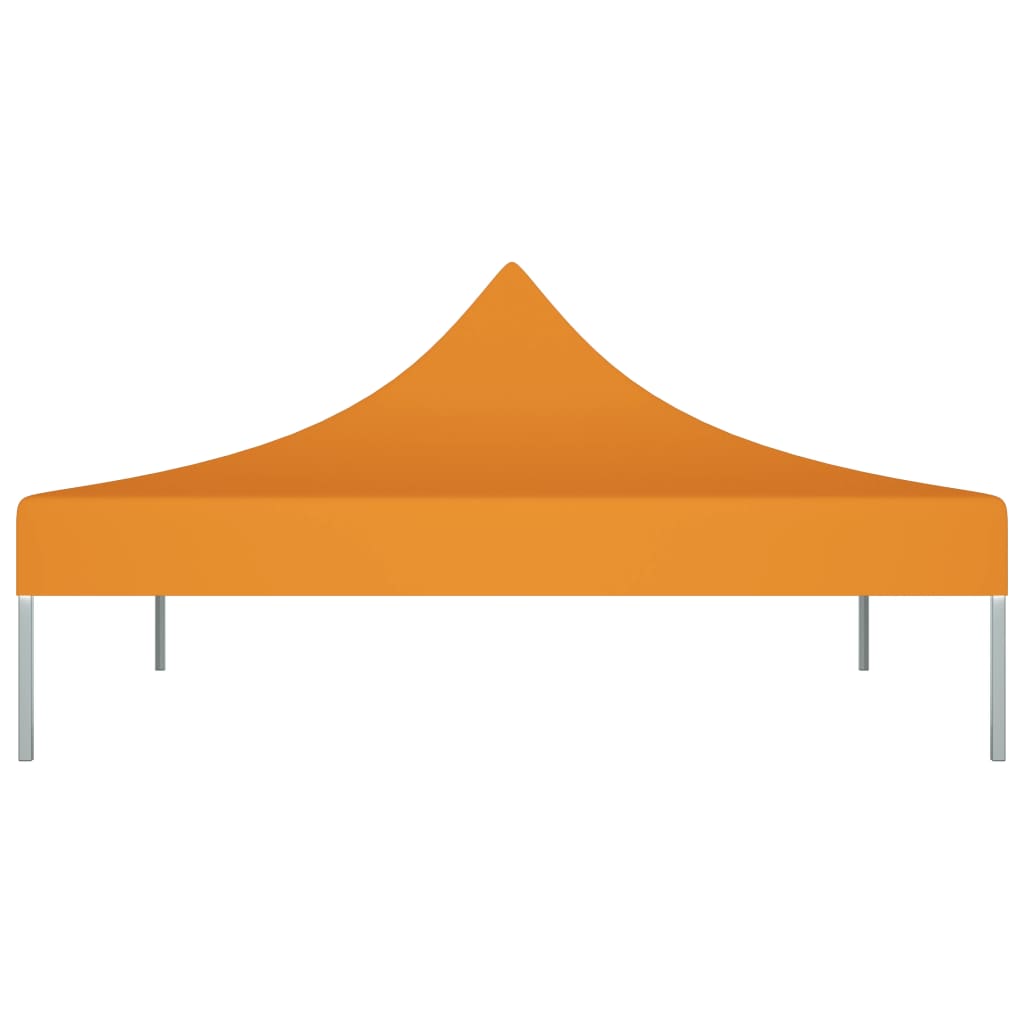 vidaXL Dach do namiotu imprezowego, 2 x 2 m, pomarańczowy, 270 g/m²