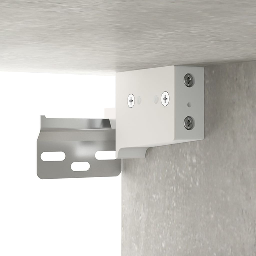vidaXL 2-cz. zestaw szafek do łazienki, szarość betonu