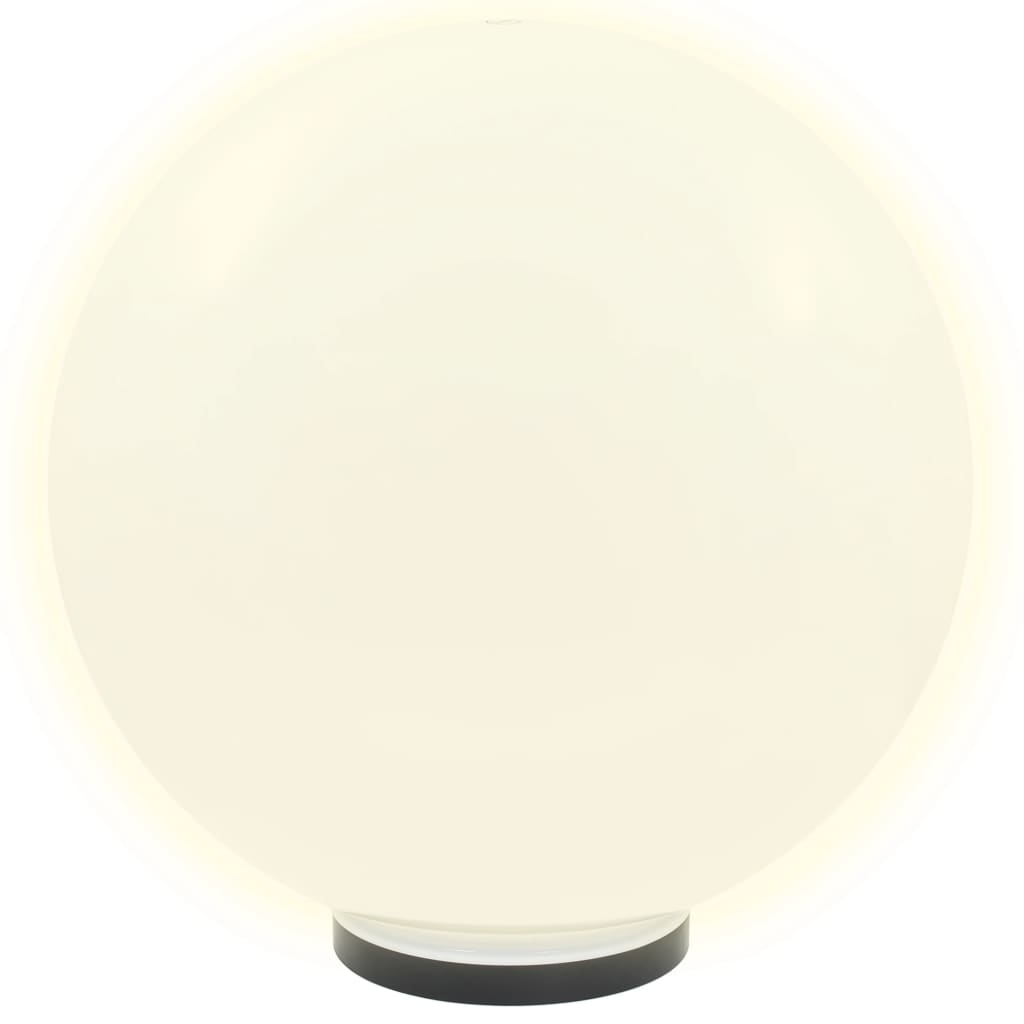 vidaXL Lampy ogrodowe LED, 2 szt., kuliste, 50 cm, PMMA