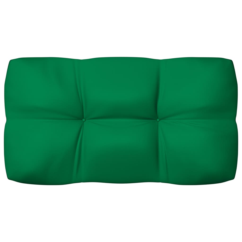 vidaXL Poduszki na sofę z palet, 7 szt., zielone