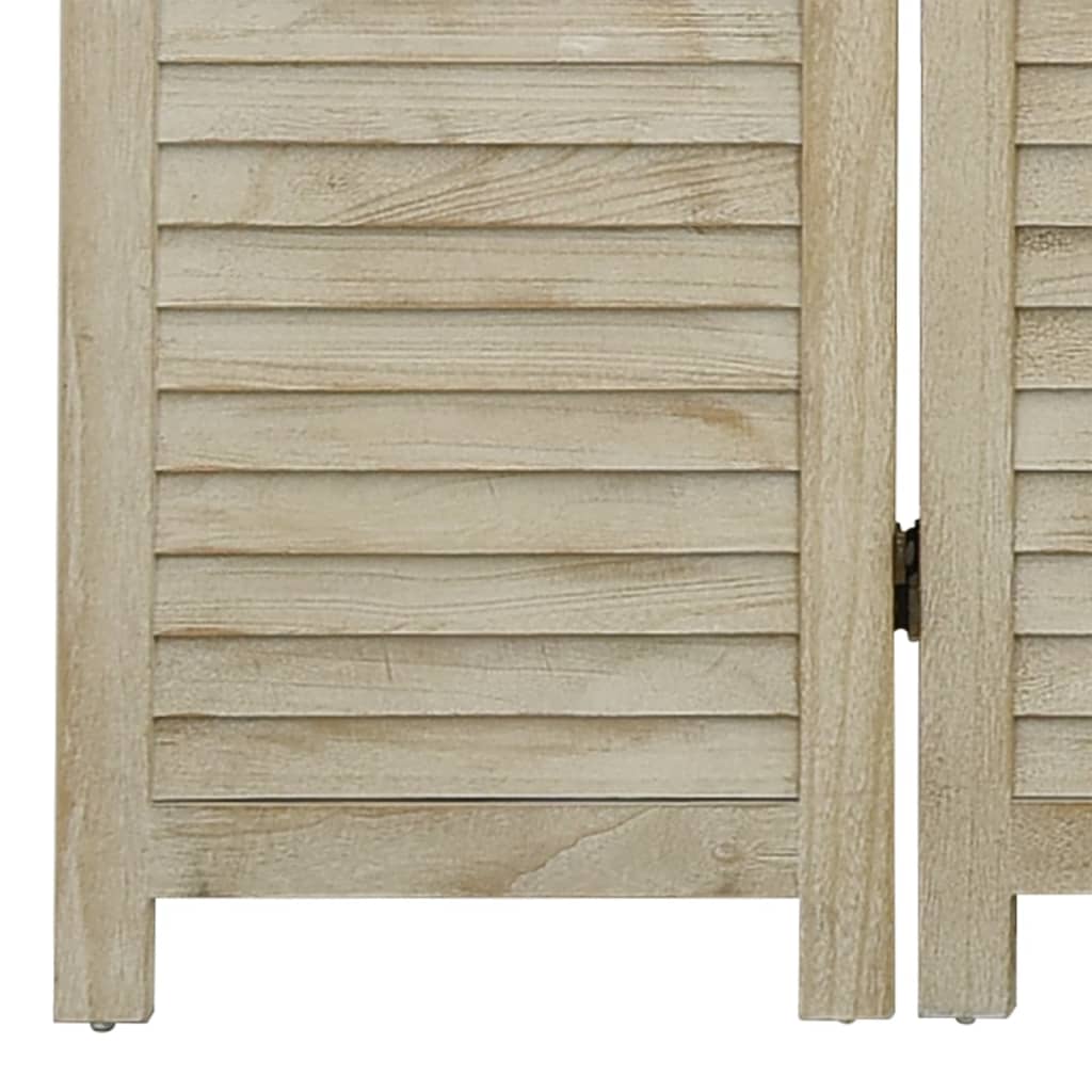 vidaXL Parawan 4-panelowy, 140x165 cm, lite drewno paulownia