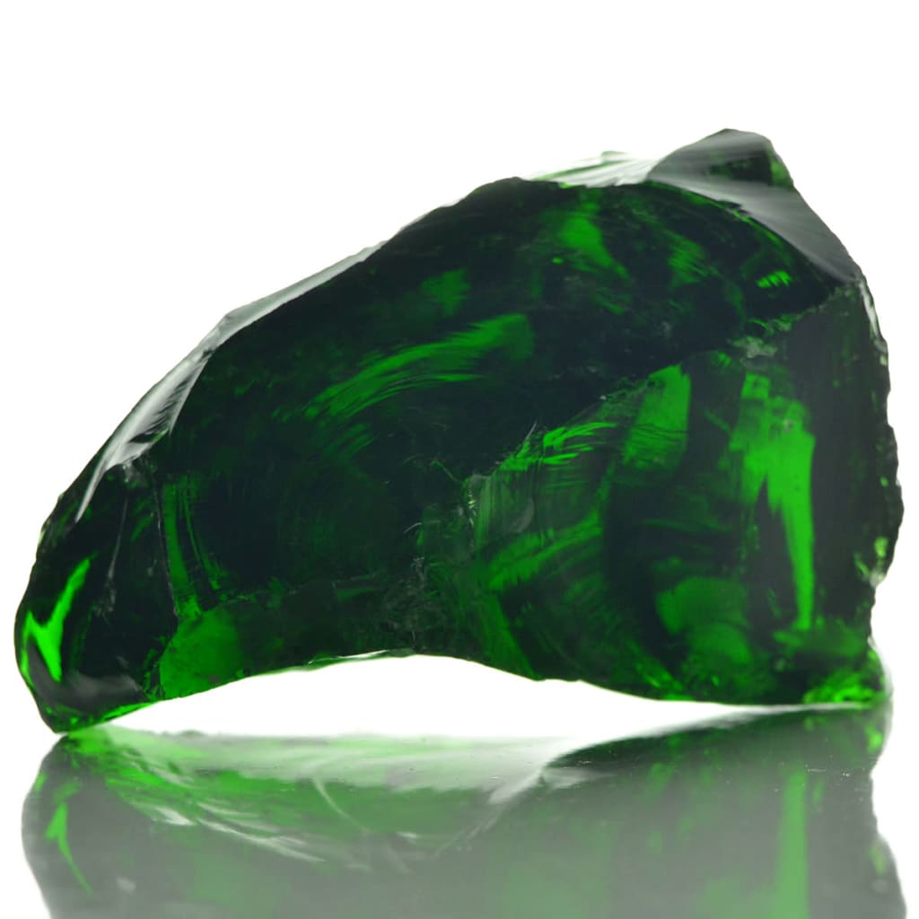 vidaXL Kamienie gabionowe 60-120 mm, 25 kg, zielone szkło