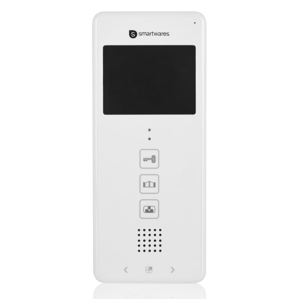 Smartwares Wideodomofon do 3 mieszkań, 20,5x8,6x2,1 cm, biały