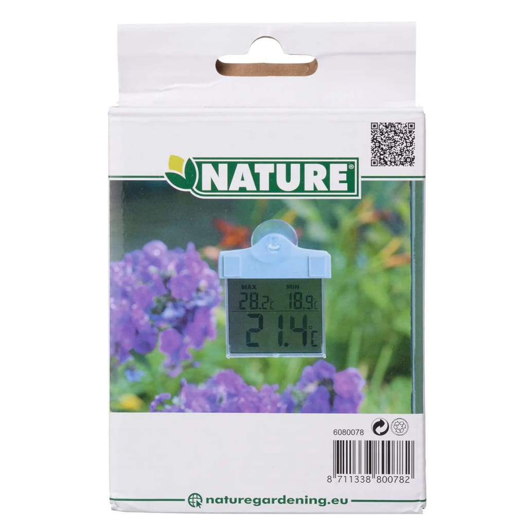 Nature Termometr elektroniczny zaokienny, 13 x 10 x 3 cm, 6080078