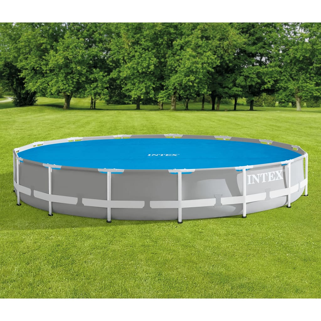 Intex Solarna plandeka na basen, niebieska, 448 cm, polietylen