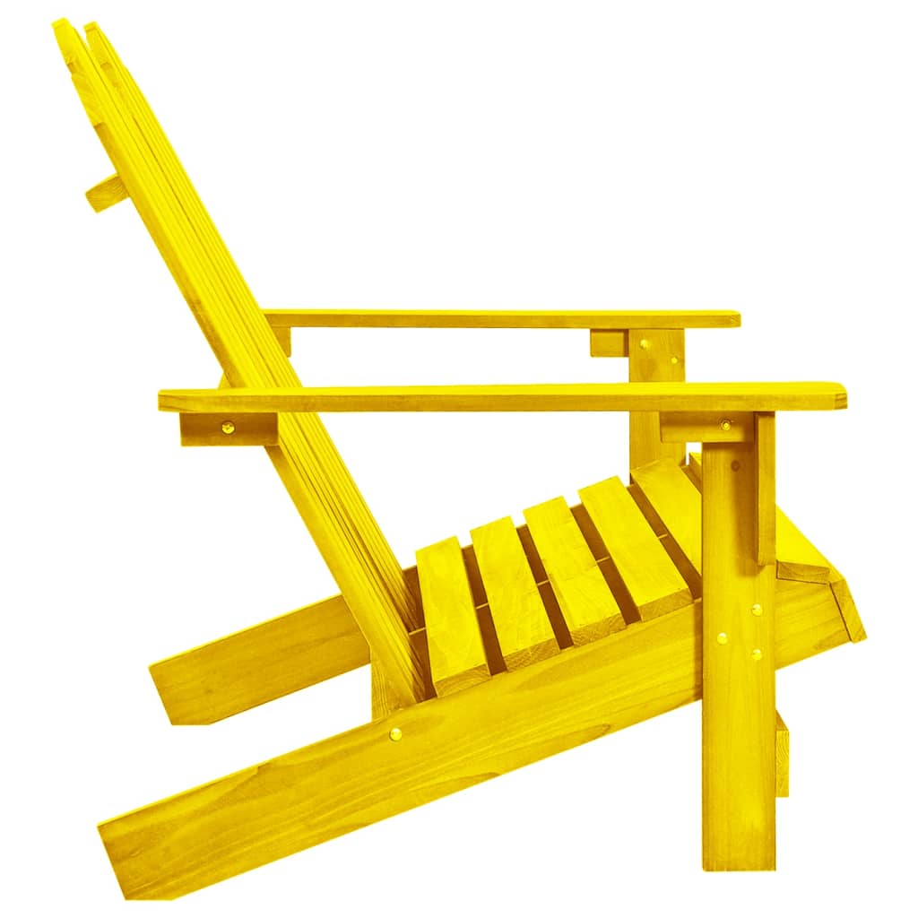 vidaXL 2-osobowe krzesło ogrodowe Adirondack, lite drewno jodłowe