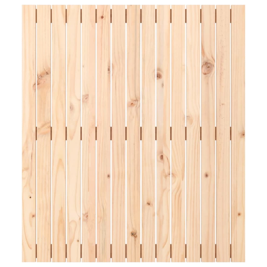 vidaXL Wezgłowie łóżka, 95,5x3x110 cm, lite drewno sosnowe
