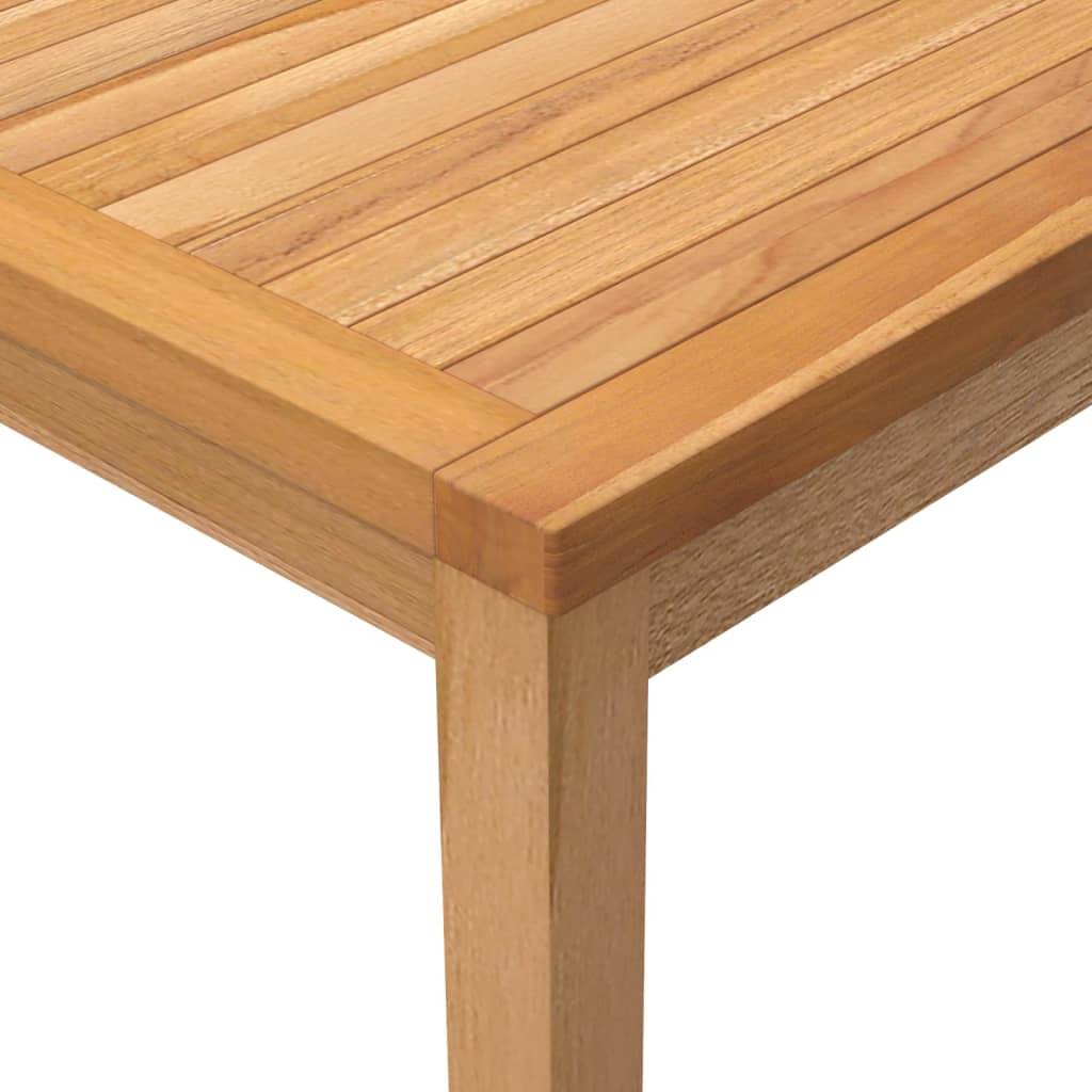 vidaXL Stół ogrodowy, 110x110x77 cm, lite drewno tekowe