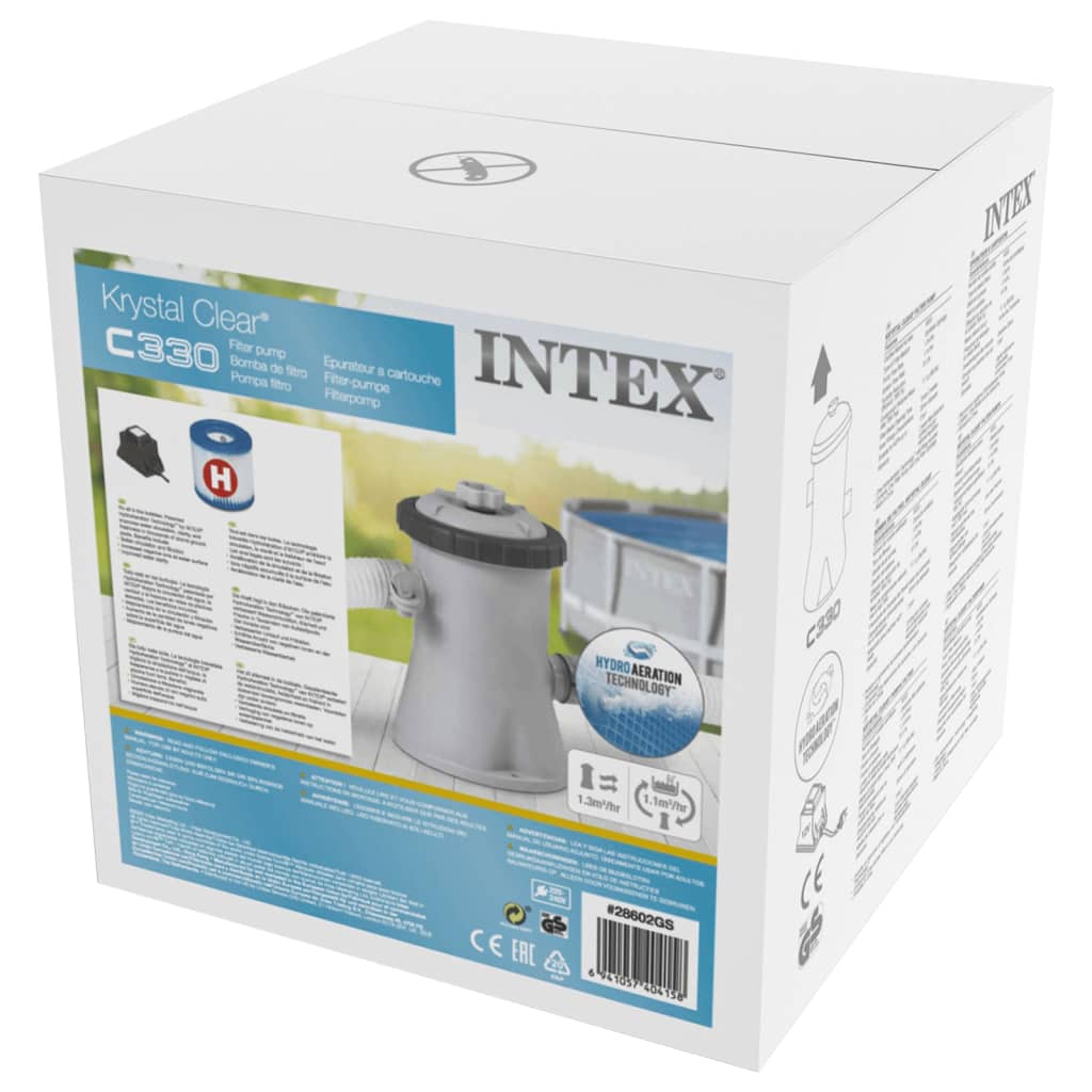 Intex Pompa z filtrem kartridżowym, 1250 L/h, 28602GS