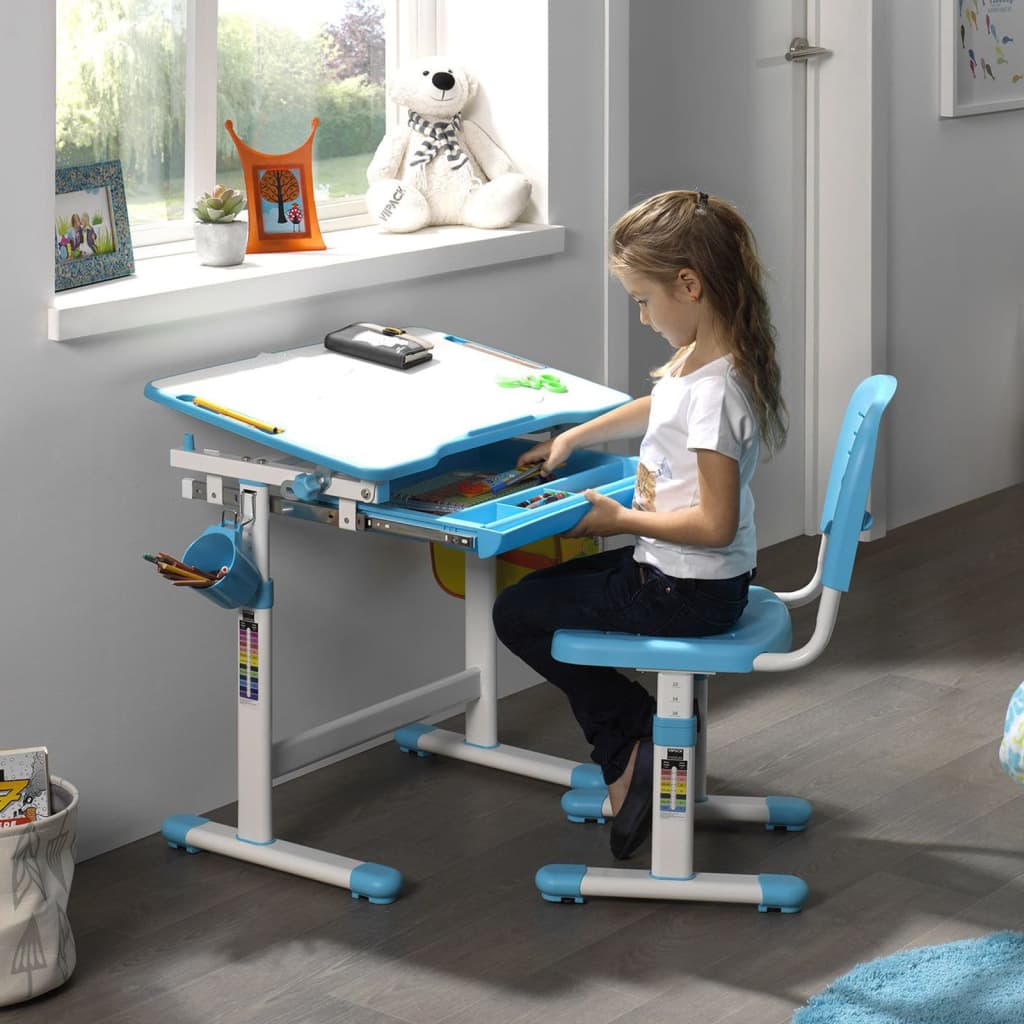 Vipack Regulowane biurko i krzesło dla dzieci Comfortline 201