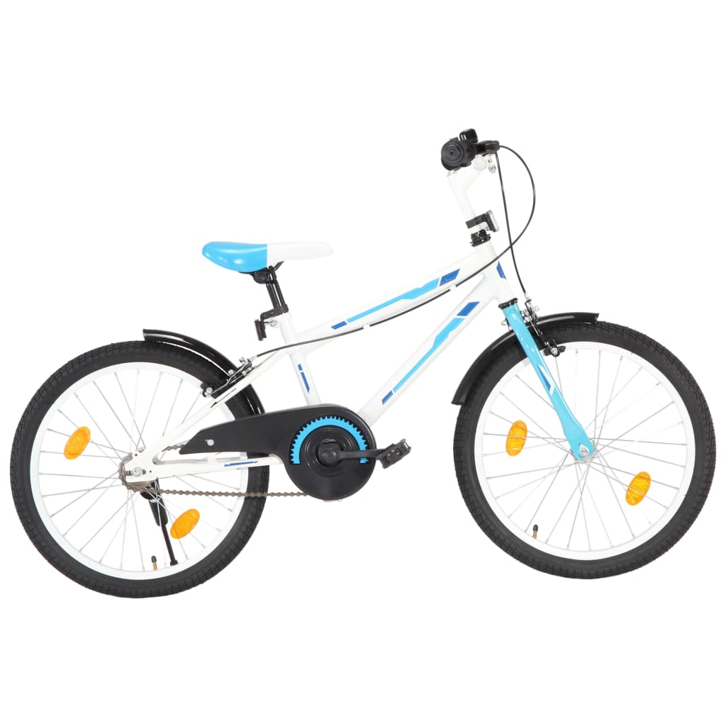 vidaXL Rower dla dzieci, 20 cali, niebiesko-biały