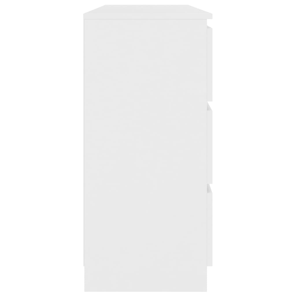 vidaXL Szafka, biała, 140x35x76 cm, płyta wiórowa