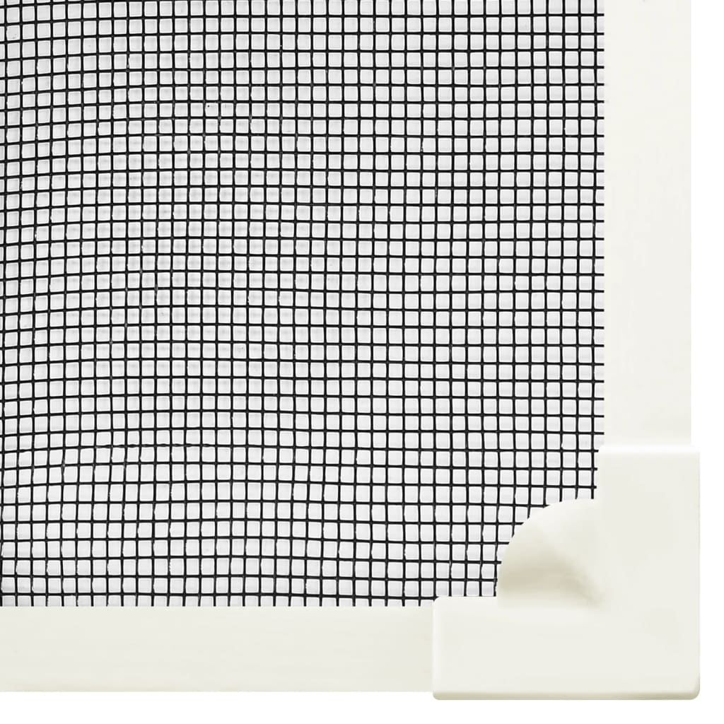 vidaXL Magnetyczna moskitiera okienna, biała, 120x140 cm