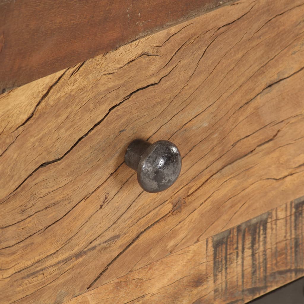 vidaXL Stolik kawowy, 100x50x45 cm, lite drewno z odzysku