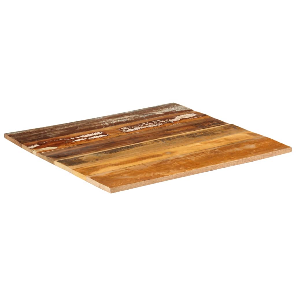 vidaXL Kwadratowy blat do stołu, 70x70 cm, 15-16 mm, drewno z odzysku