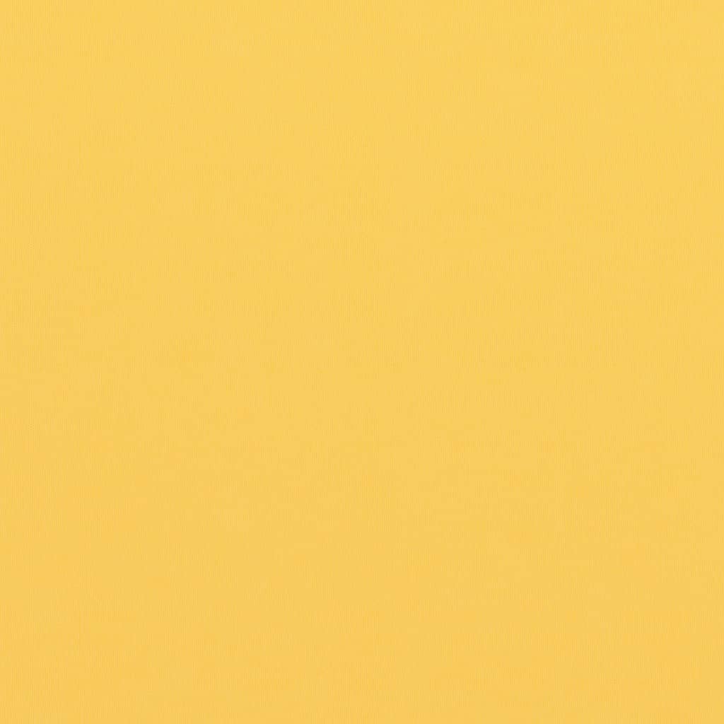 vidaXL Parawan balkonowy, żółty, 75x400 cm, tkanina Oxford