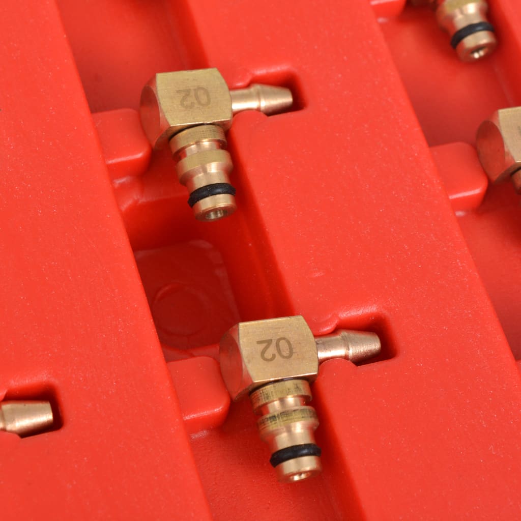 vidaXL Przepływomierz i zestaw adapterów do cylindrów Common Rail 8