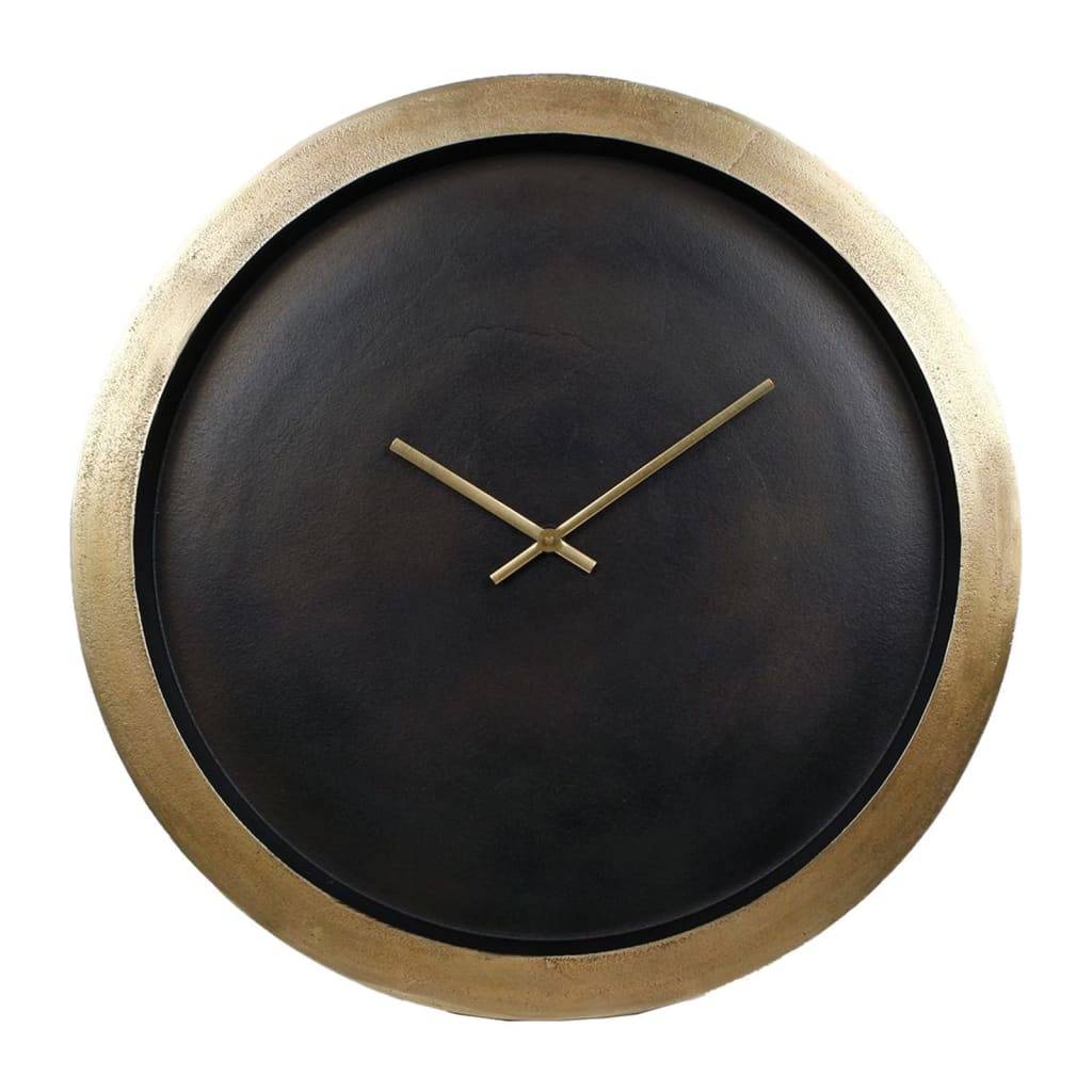 Gifts Amsterdam Zegar ścienny Avigon, aluminium, złoto-czarny, 55 cm