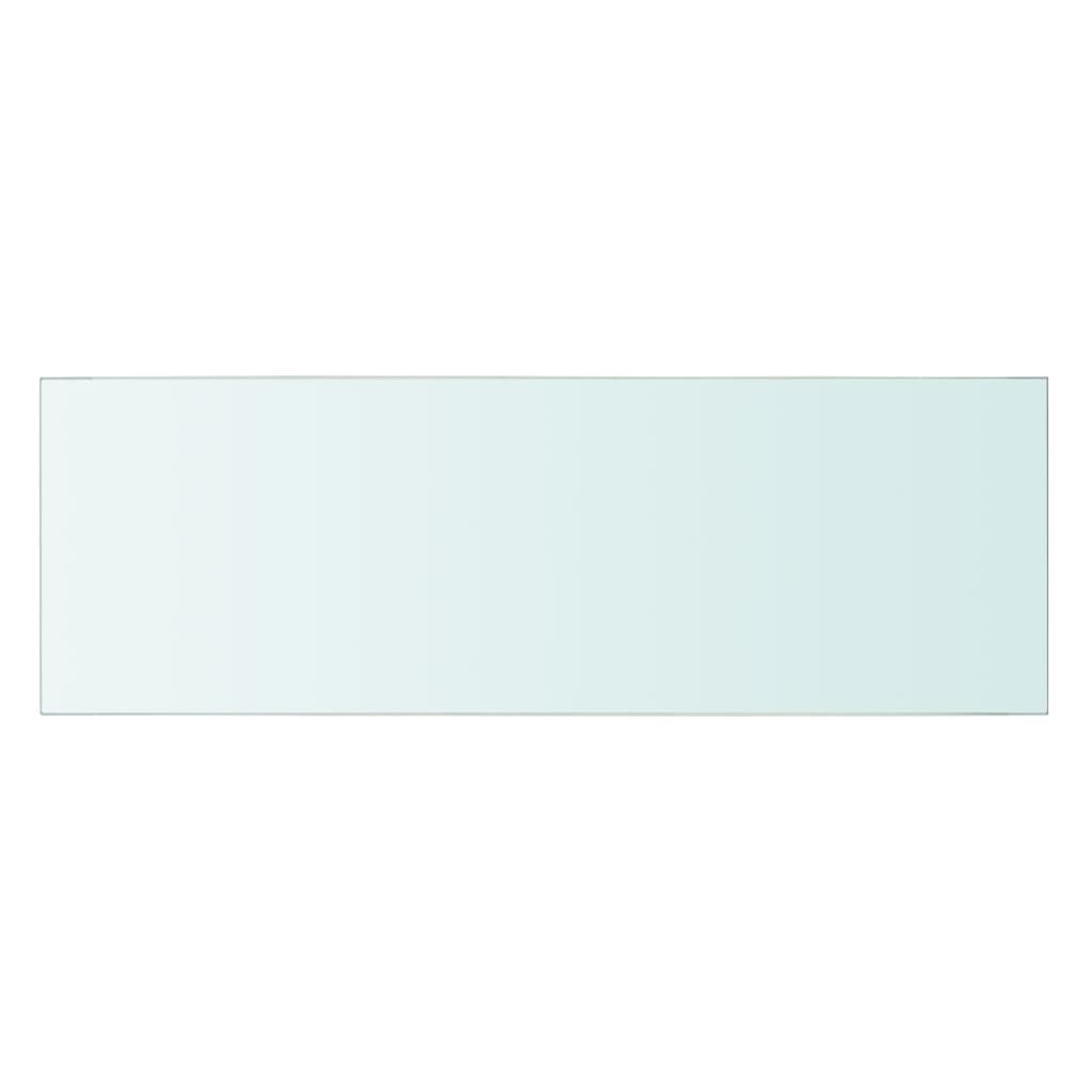 vidaXL Półka szklana, bezbarwny panel, 60x20 cm