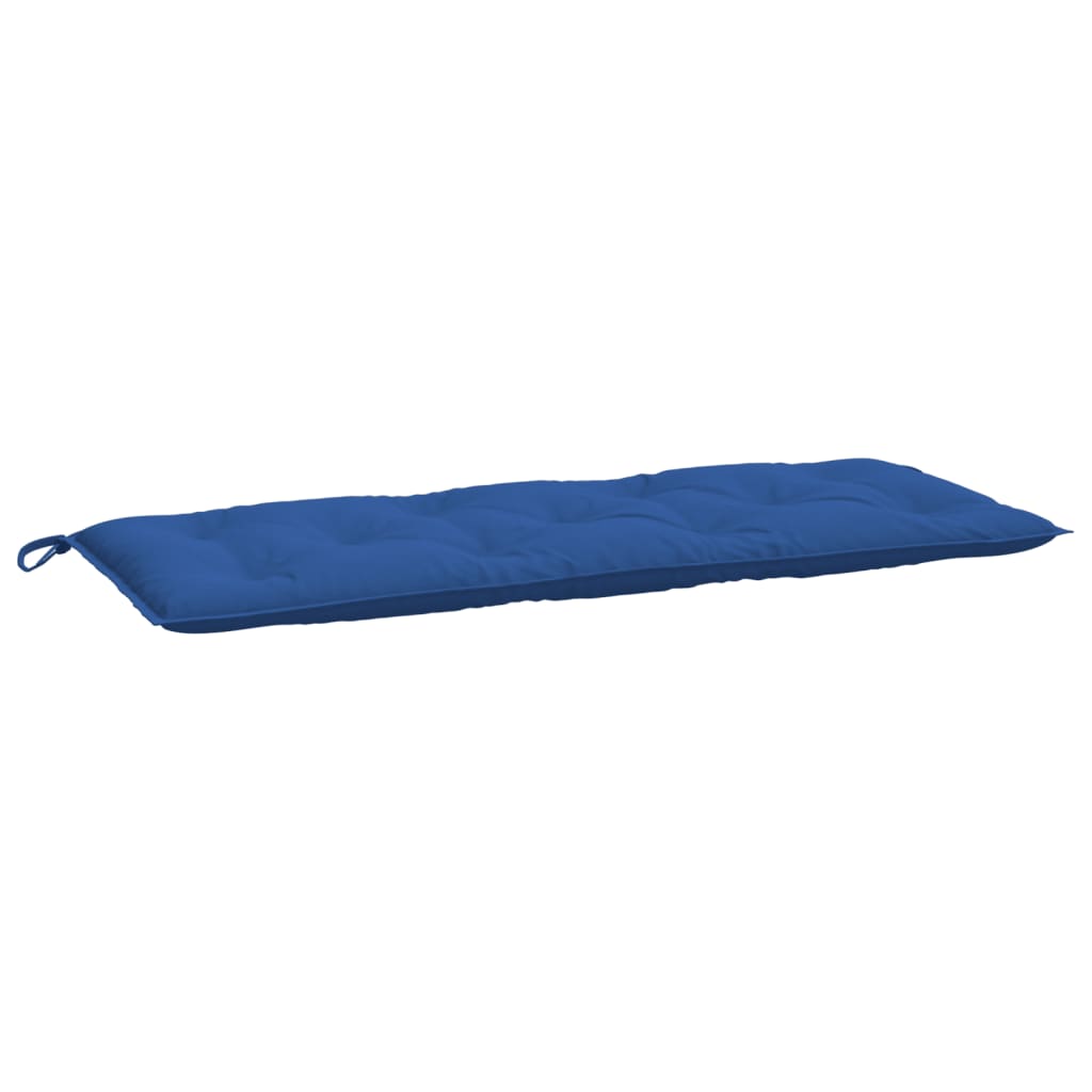 vidaXL Poduszka na ławkę ogrodową, niebieska, 120x50x7 cm, tkanina