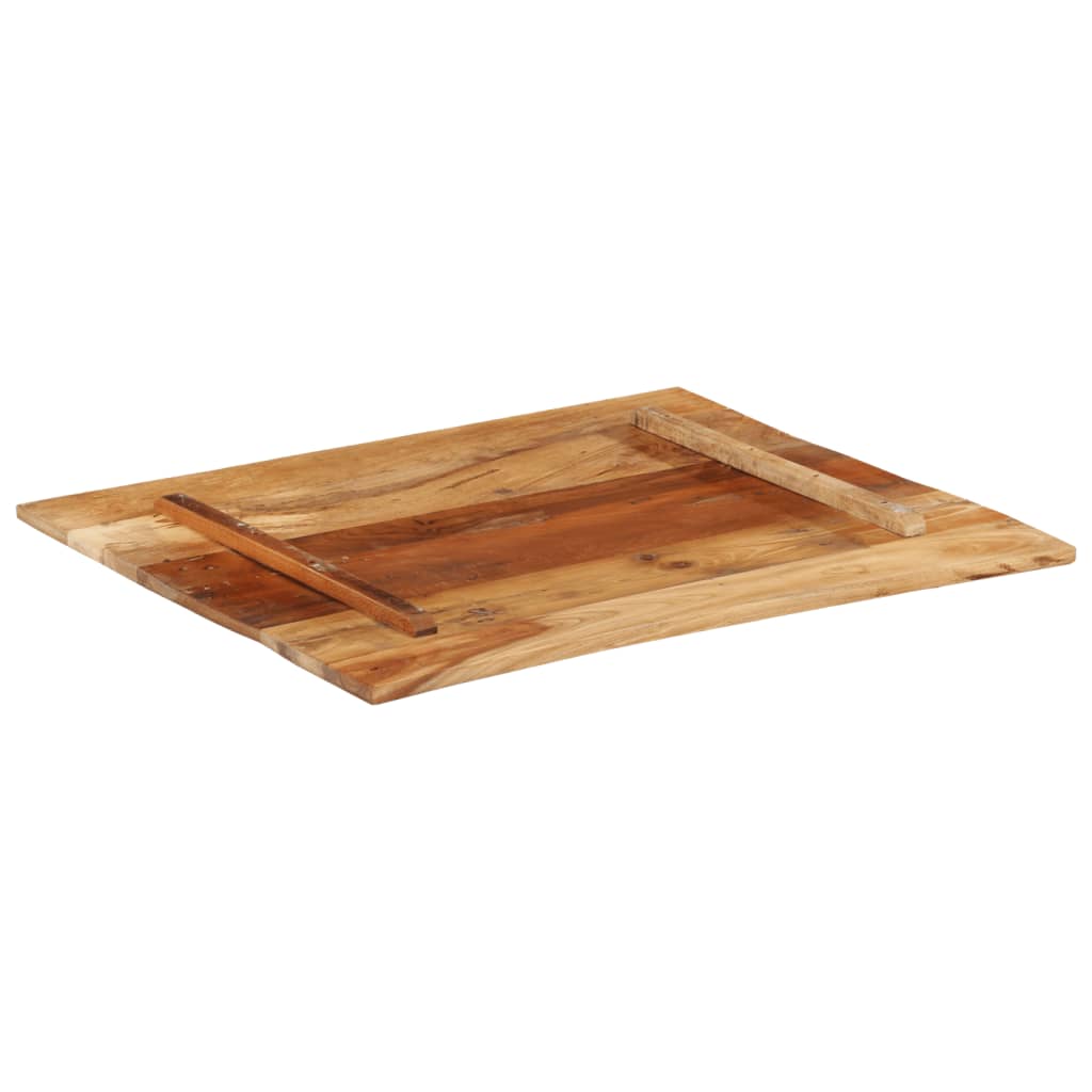vidaXL Prostokątny blat do stołu, 70x80 cm, 15-16 mm, drewno z odzysku
