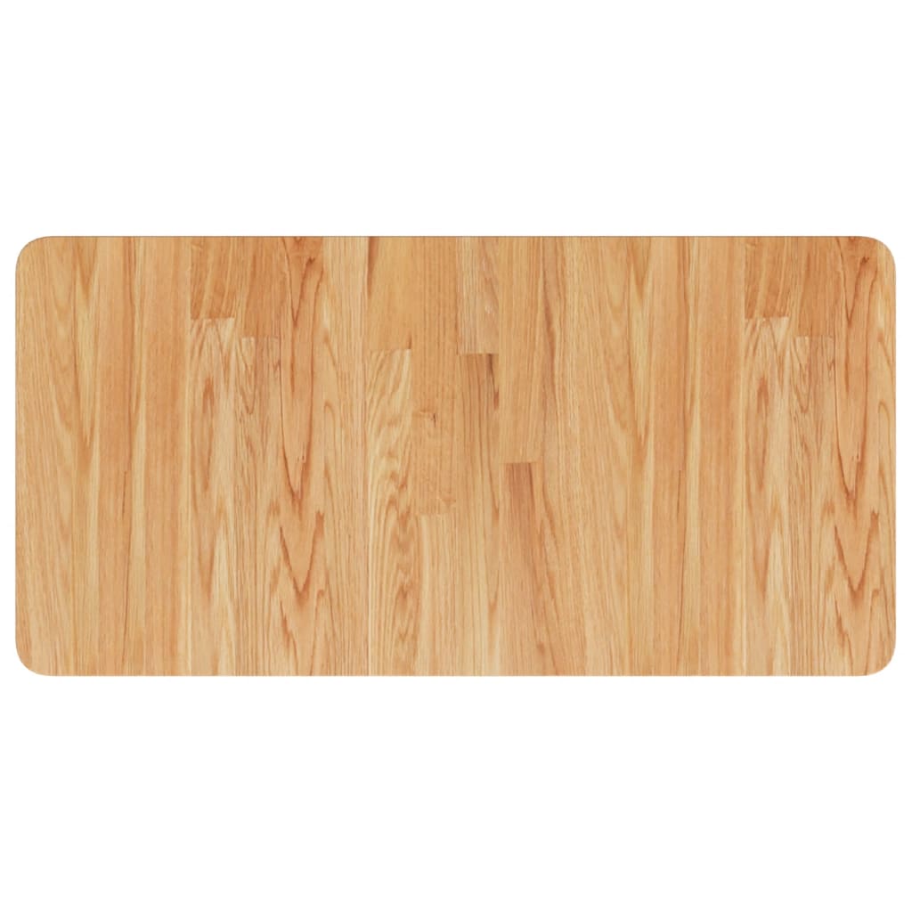 vidaXL Blat do łazienki, jasnobrązowy, 80x40x2,5 cm, lite drewno