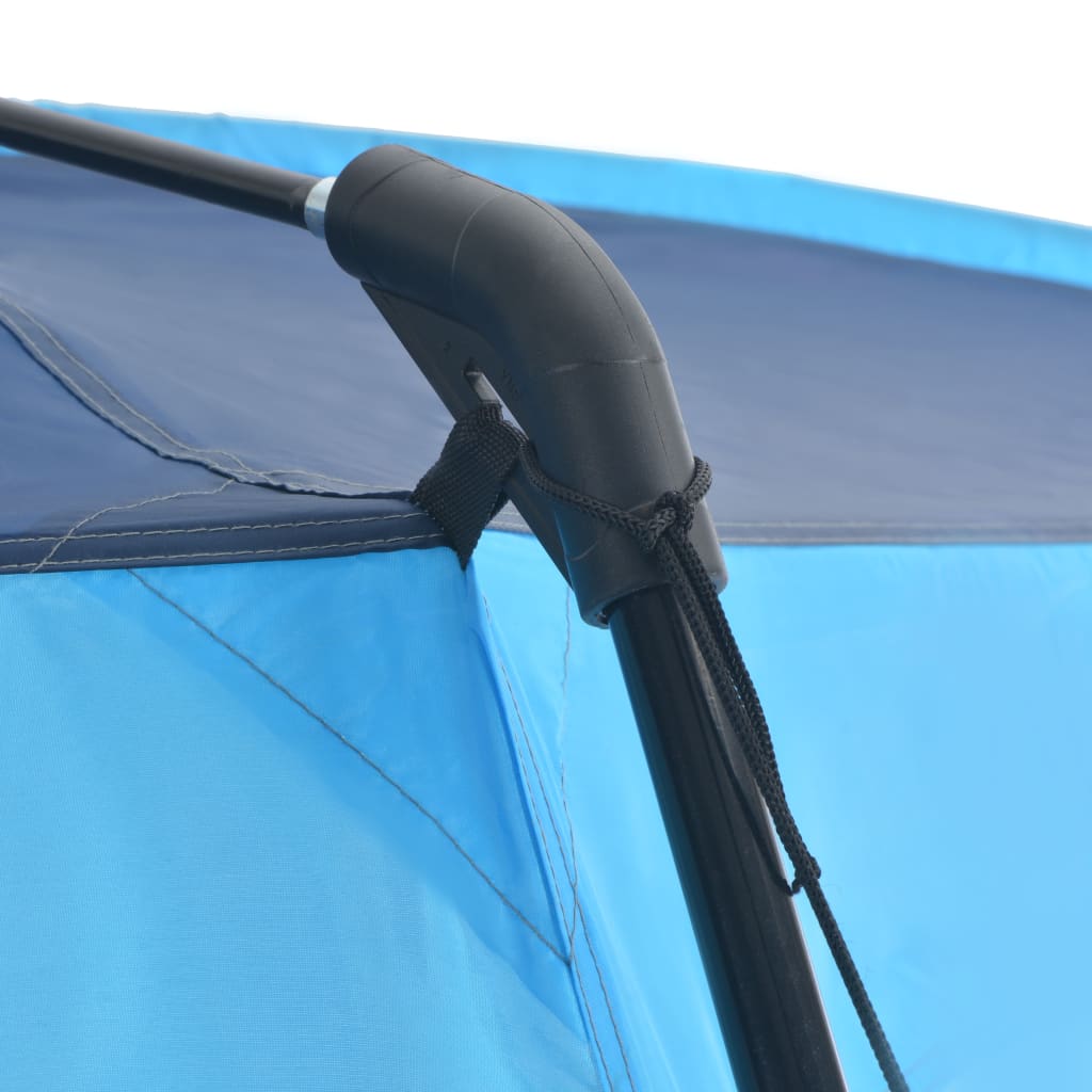 vidaXL Namiot do basenów, tkanina, 500x433x250 cm, niebieski