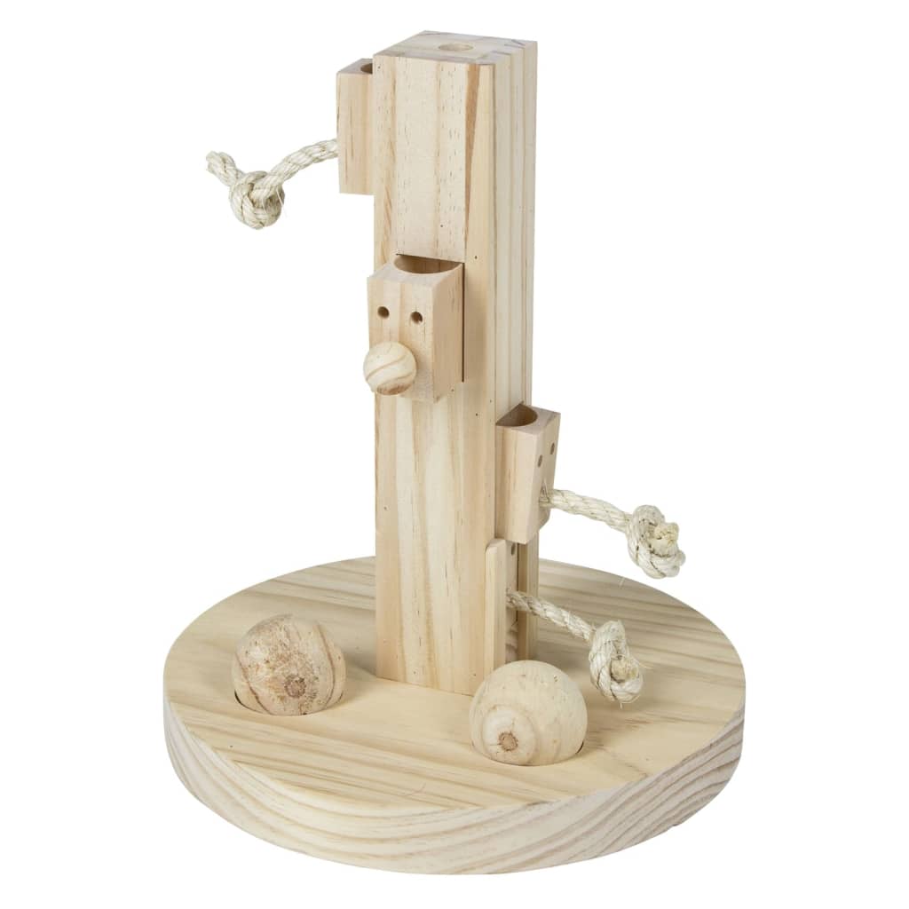 Kerbl Zabawka dla małych zwierząt, 25x25x30 cm, drewniana