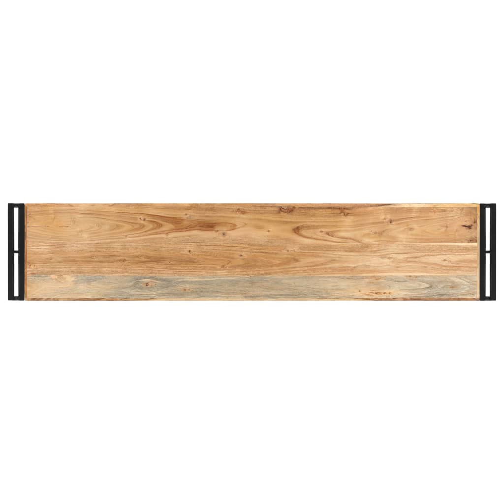 vidaXL Stolik konsolowy, 150x30x75 cm, lite drewno akacjowe