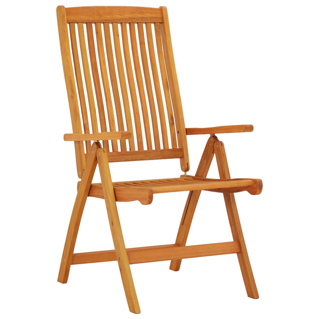 vidaXL Składane krzesła ogrodowe, 2 szt., lite drewno eukaliptusowe