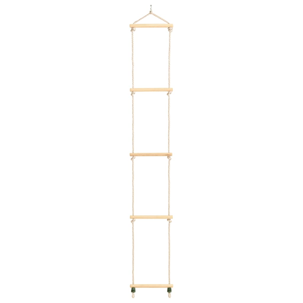 vidaXL Drabinka sznurowa dla dzieci, lite drewno i PE, 30x168 cm