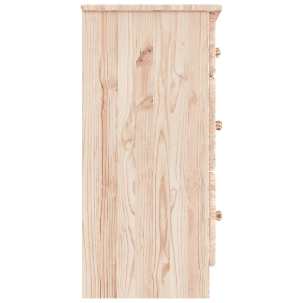 vidaXL Komoda ALTA, 112x35x73 cm, drewno sosnowe